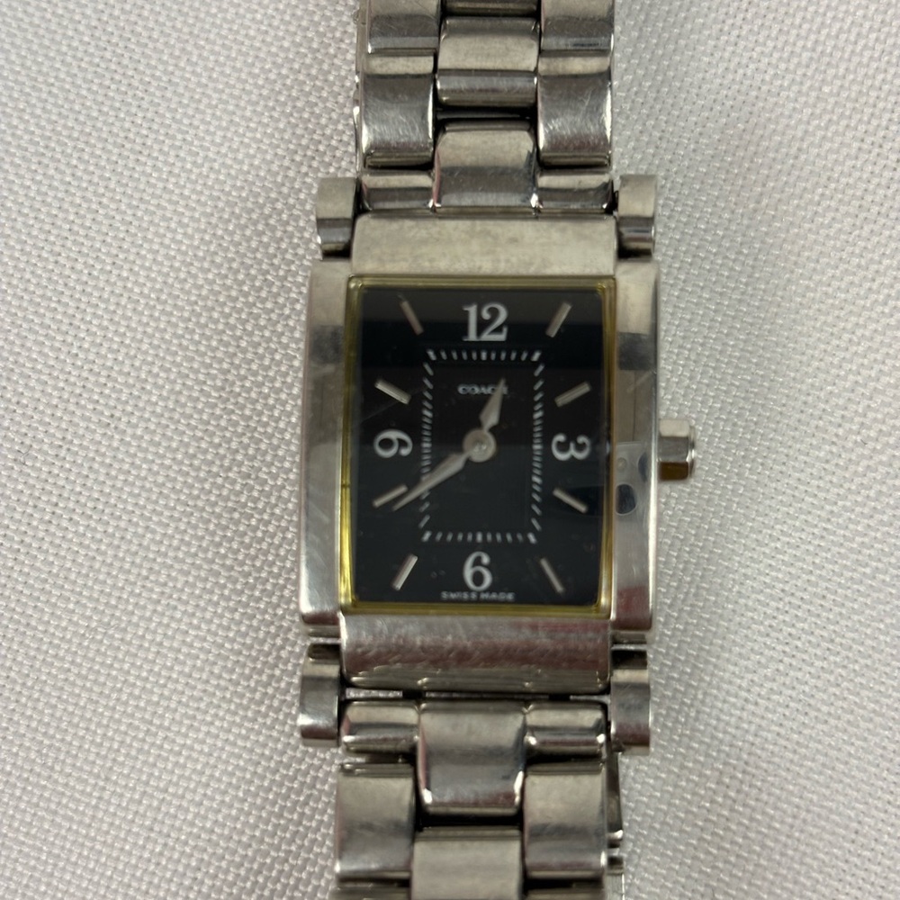 COACH Watch Women's WO14 Swiss Movement Water Resistant Fashion black dial - Picture 1 of 7